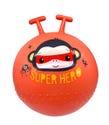 FISHER PRICE Super Bouncy Ball 45Cm With Pump (3 Assorted)