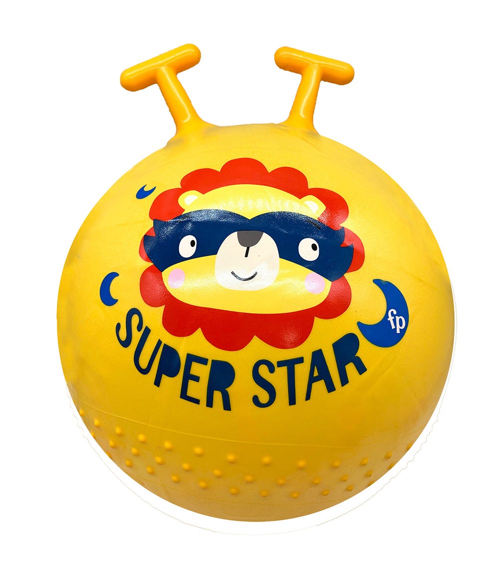 FISHER PRICE Super Bouncy Ball 45Cm With Pump (3 Assorted)