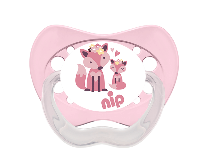Nip-Family Silicone Soother 0-6M Pack of 2