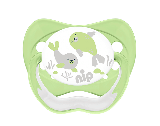 Nip-Family Silicone Soother 0-6M Pack of 2