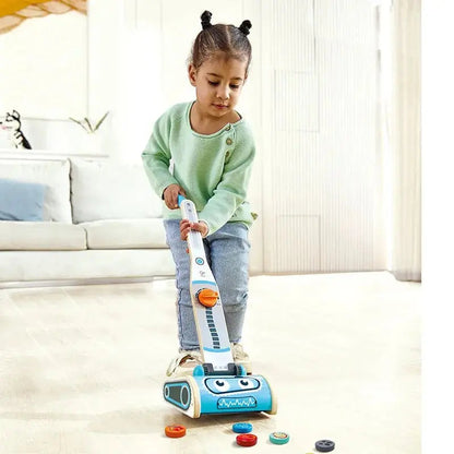 Hape  Wooden Vacuum Playset W / Aceessories