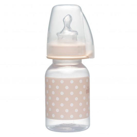 Nip PP bottle Trendy 125 ml - silicone size 1 S - dots - Beige